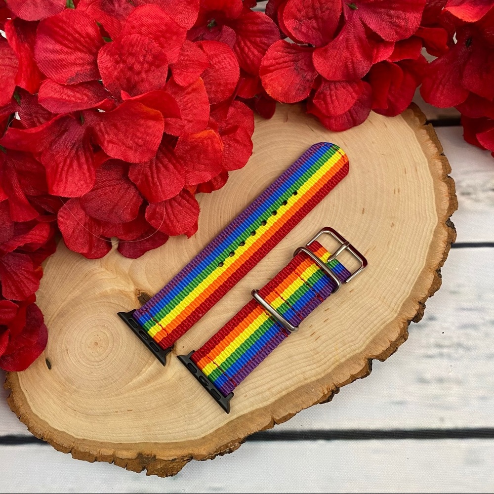 đRainbow Nylon Watchband for Apple Watch - Picture 9 of 15